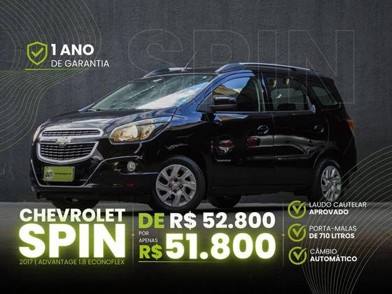 CHEVROLET SPIN 1.8 ADVANTAGE 8V FLEX 4P AUTOMÁTICO CHEVROLET SPIN 1.8 ADVANTAGE 8V FLEX 4P AUTOMÁTICO